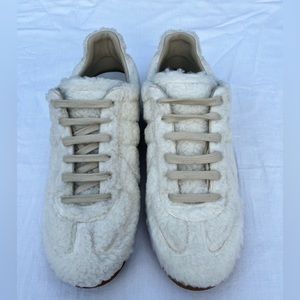 Faux Fur Maison Margiela’s - light ecru